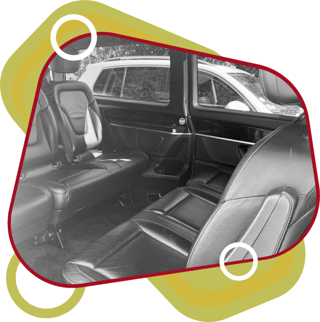 intérieur du taxi