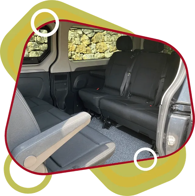 intérieur de taxi